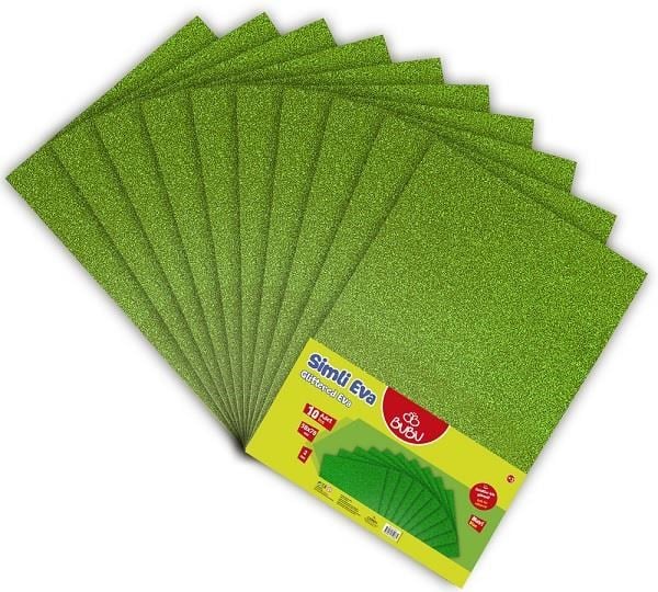 Eva- Bu-bu 50x70 Simli Yeşil 10'lu