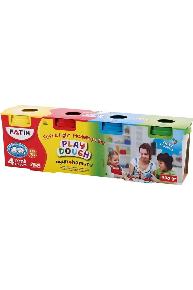 Fatih 4 Renk 400gr Oyun Hamuru