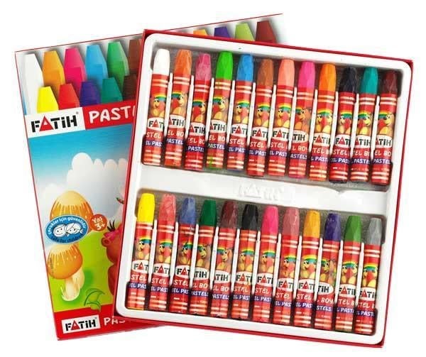 Fatih Pastel Boya 24 Renk King Size Kutulu
