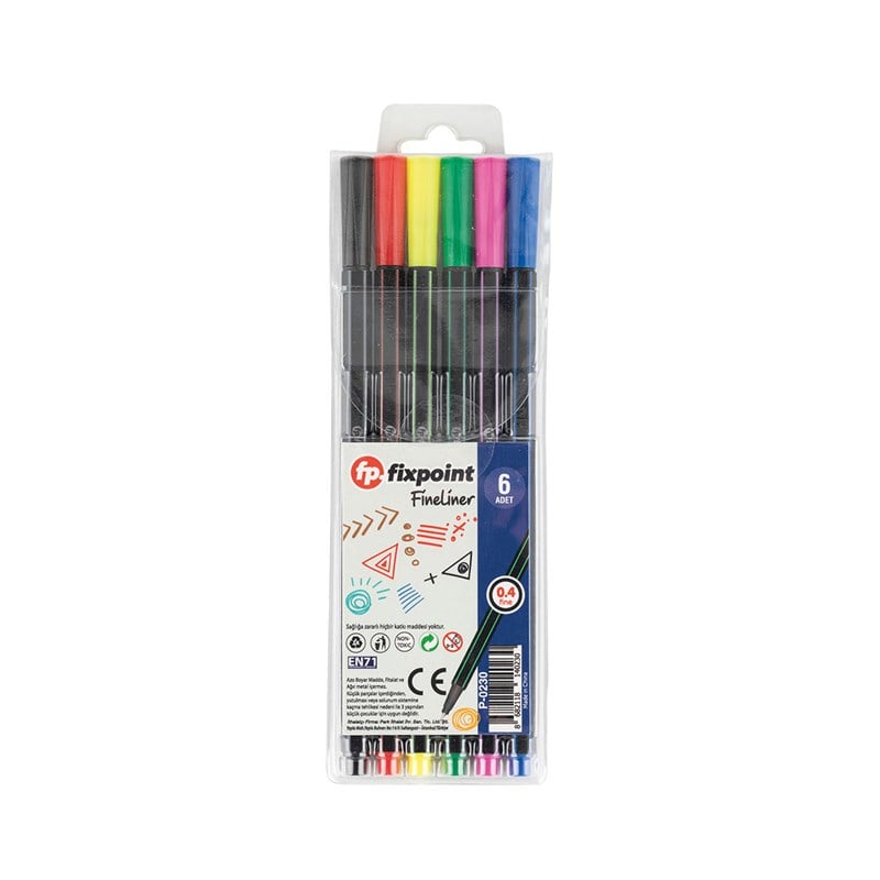 Fixpoint Fineliner 6’lı Set P-0230