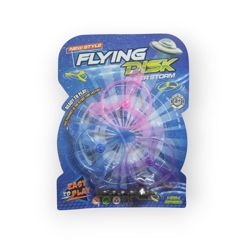 FLYİNG DİSK 3'LÜ UÇAN PERVANE OYUNCAK