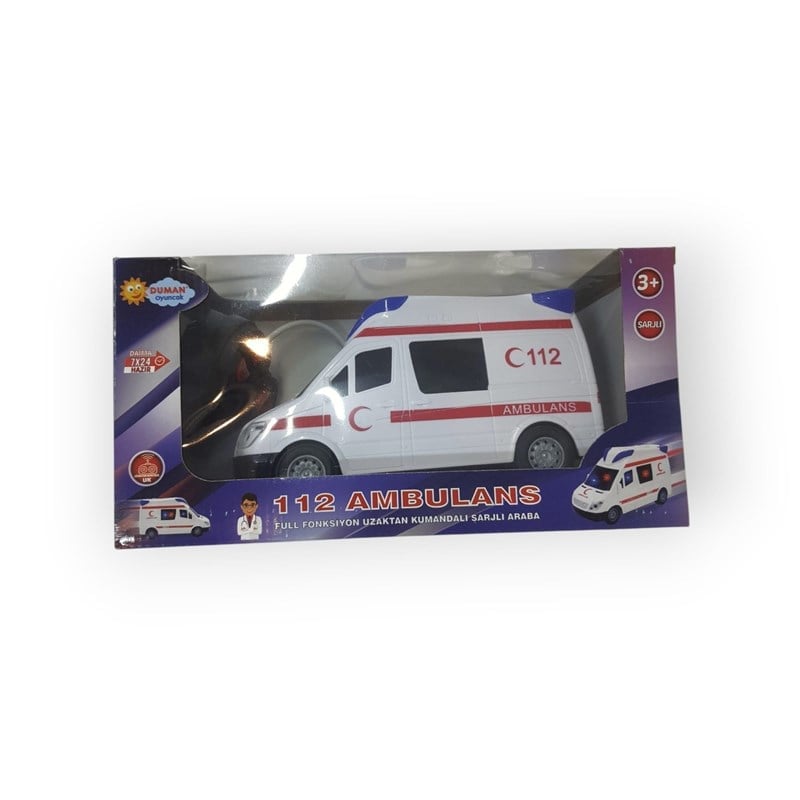 FULL FONKSİYON UZAKTAN KUMANDALI ŞARJLI AMBULANS ARACI 