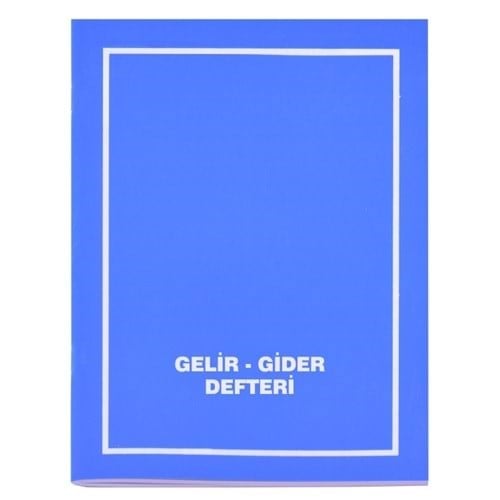 Gülpaş Gelir Gider Defteri Plastik Kapak 40 Yaprak
