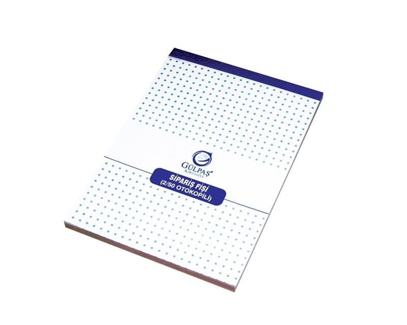 Gülpaş Sipariş Fişi 2/50 Otokopili