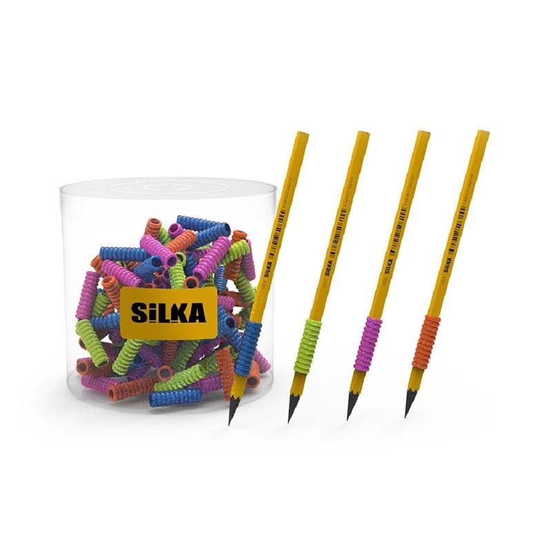 Kalem Tutma Aparatı- Art.35 Simli Spiral 4 Renk 72'li
