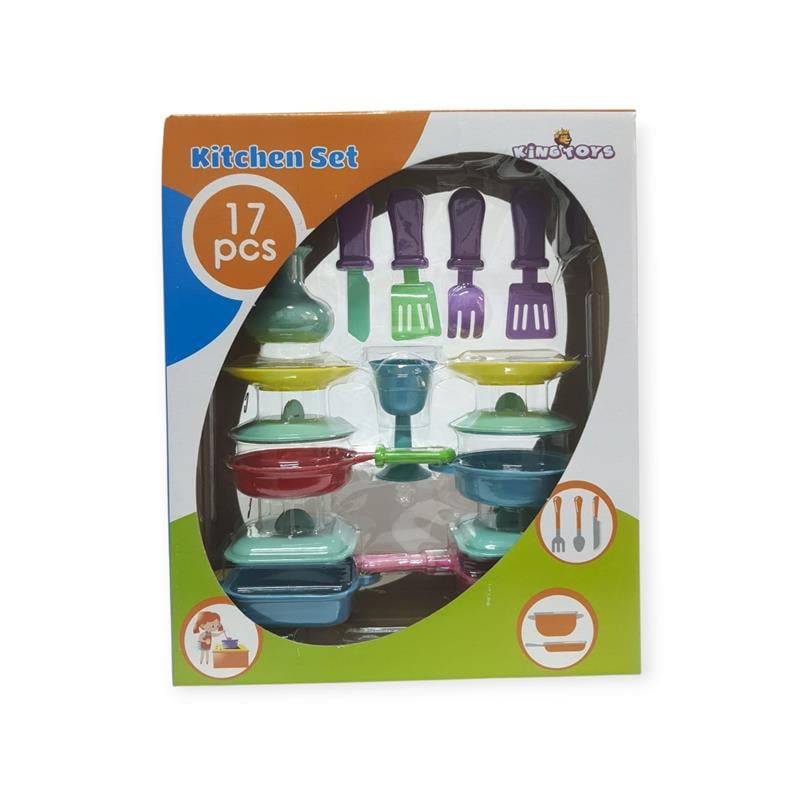King Toys 17 Parça Mutfak Seti 