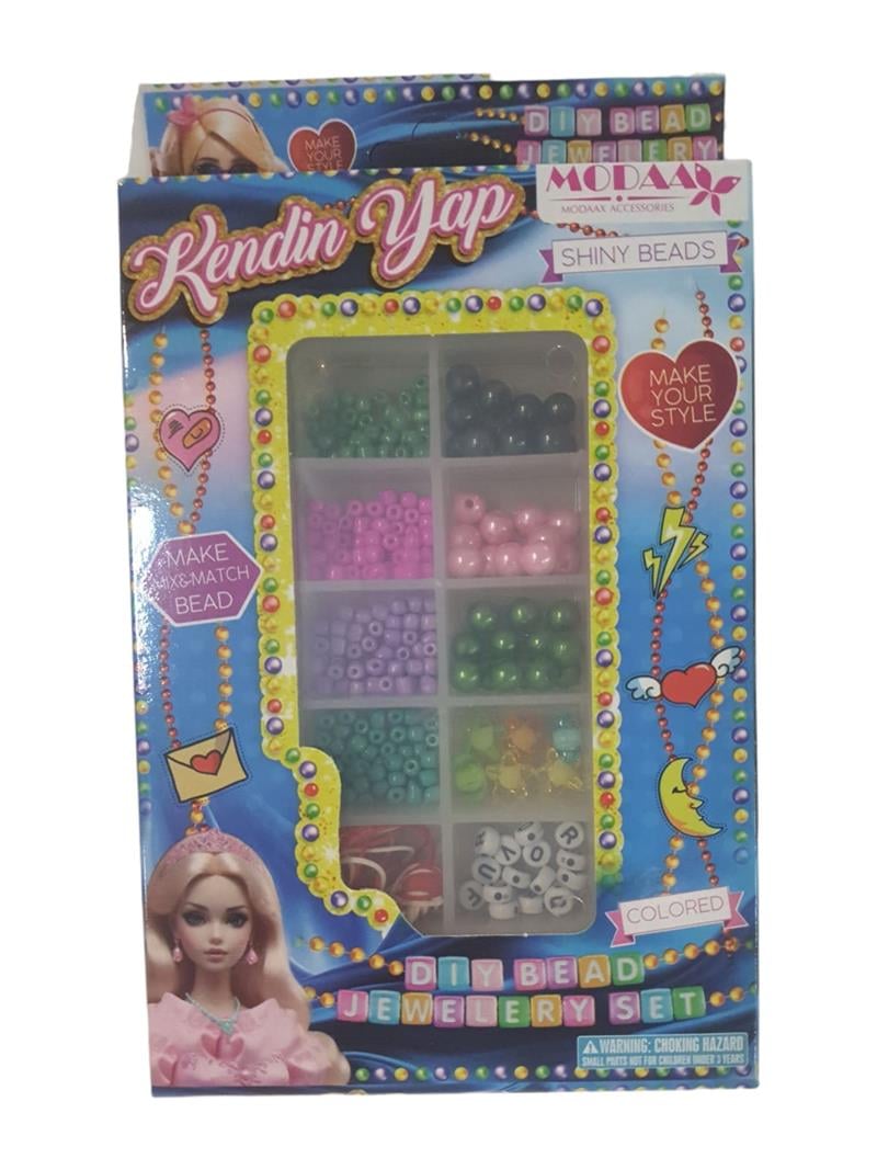 KING TOYS KENDİN YAP TAKI CAM BONCUK SETİ RENKLİ & IŞILTILI TASARIMLAR 