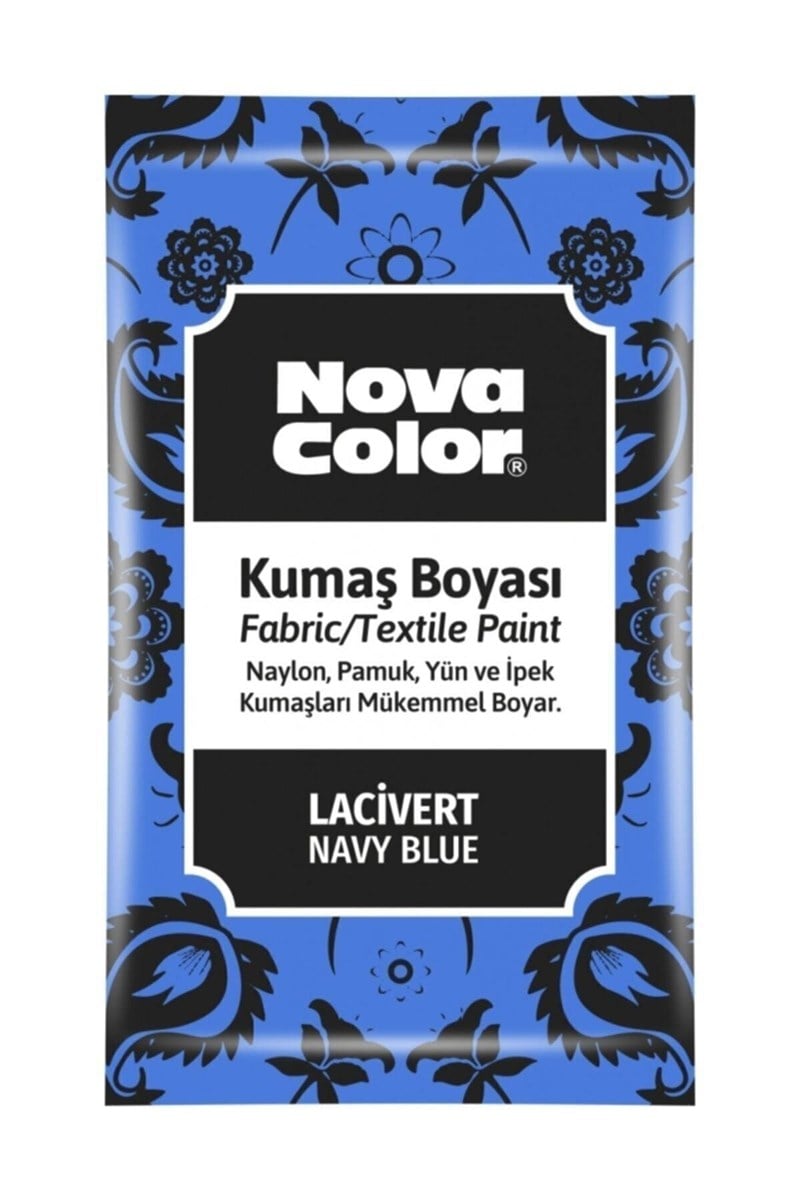 Kumaş Boyası- Nova Color Toz Lacivert 12gr [nc-909]