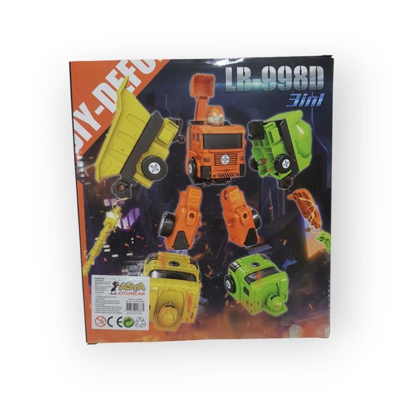 KUTULU TRANSFORM ROBOT LB-998D 3İN1
