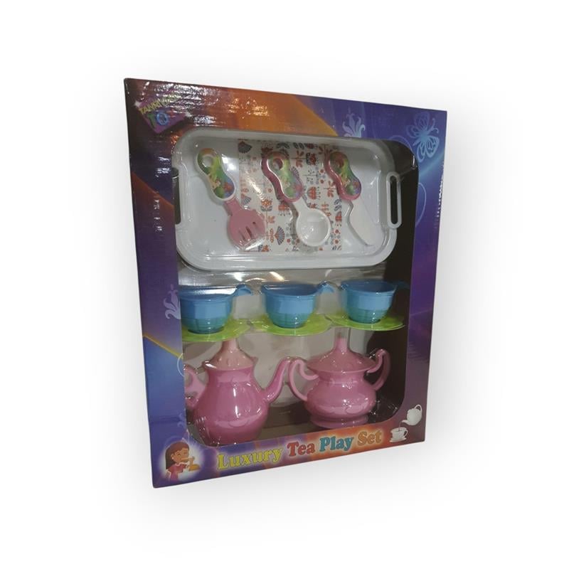 LUXURY TEA PLAY SET ÇOCUKLAR İÇİN EĞLENCELİ KUTULU ÇAY SETİ 