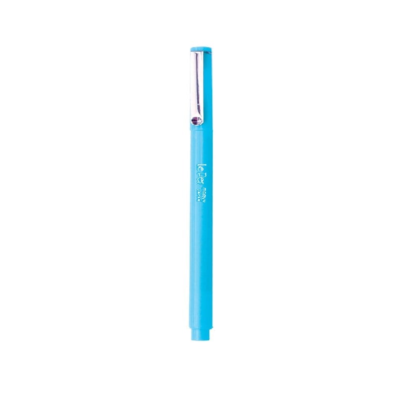 Marvy Le Pen Fineliner Extra Metal Klips Lt.Blue