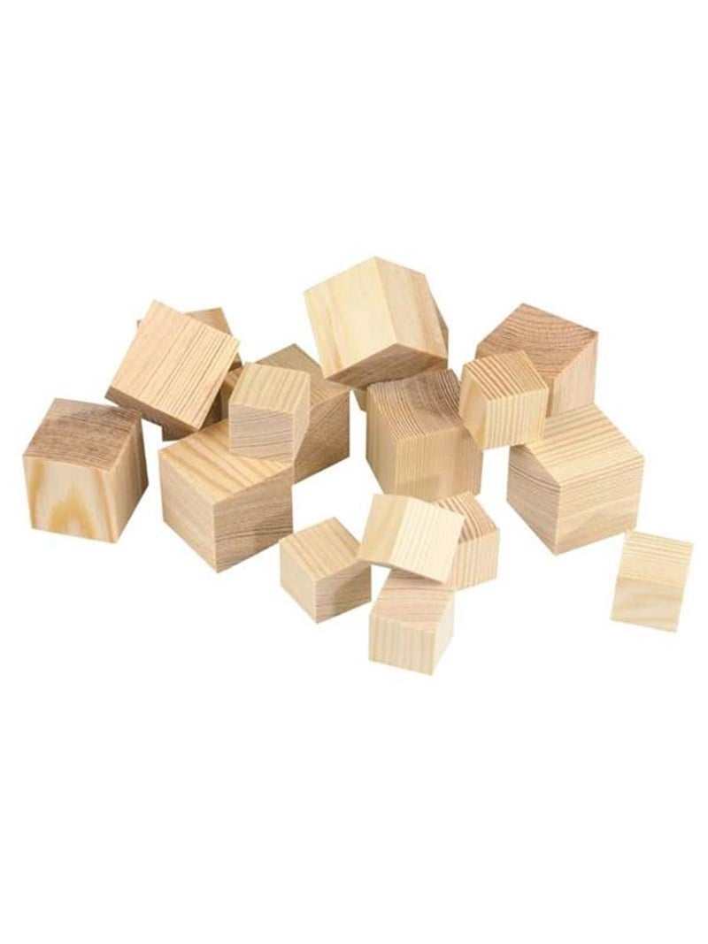 Mas Mileo 20x20x20 mm Ahşap Küp 20