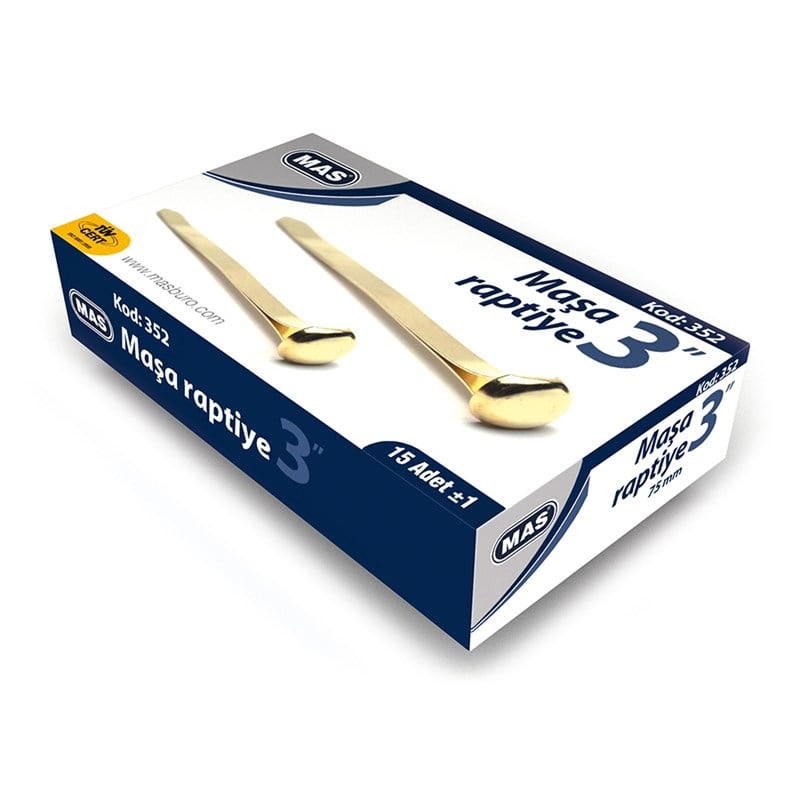 Mas Raptiye Masa 75mm No:15 15'li Paket