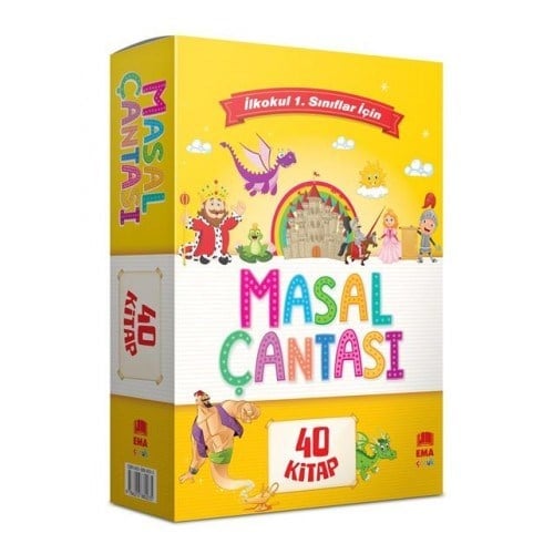 Masal Çantası  1. 2. Sınıflar 40 kitap Set / EMA Çocuk