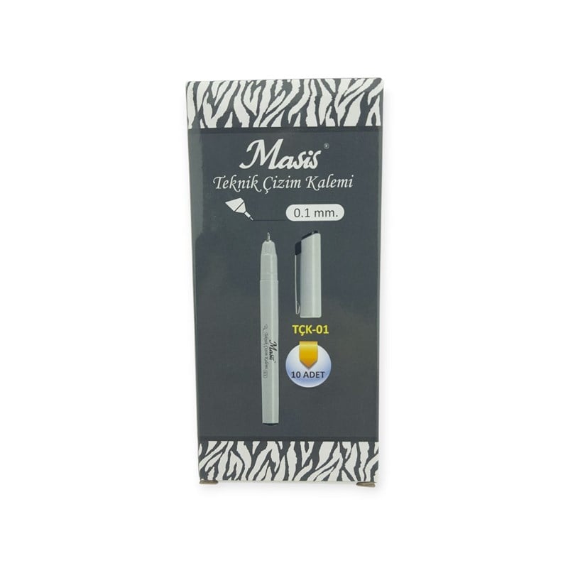 Masis Çizim Kalemi 0,1mm 10’lu Paket