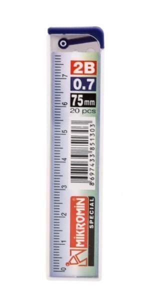 Mikro 75mm Cetvelli 0.7mm  Kalem Ucu 24 tüp'lü Paket