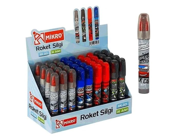 Mikro Silgi RK-301 Roket 36’lı Kutu