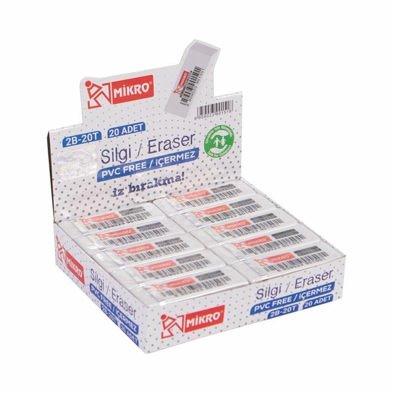 Mikro Silgi ST. 2B-20T 20’li Paket