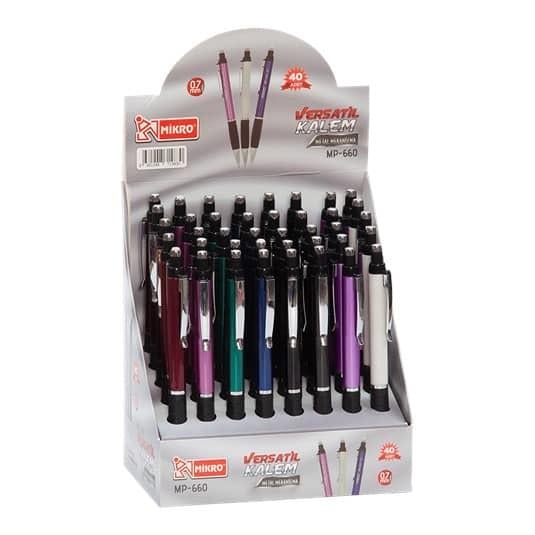 Mikro Versatil 660-40 Standlı 0.7mm 40'lı Stand