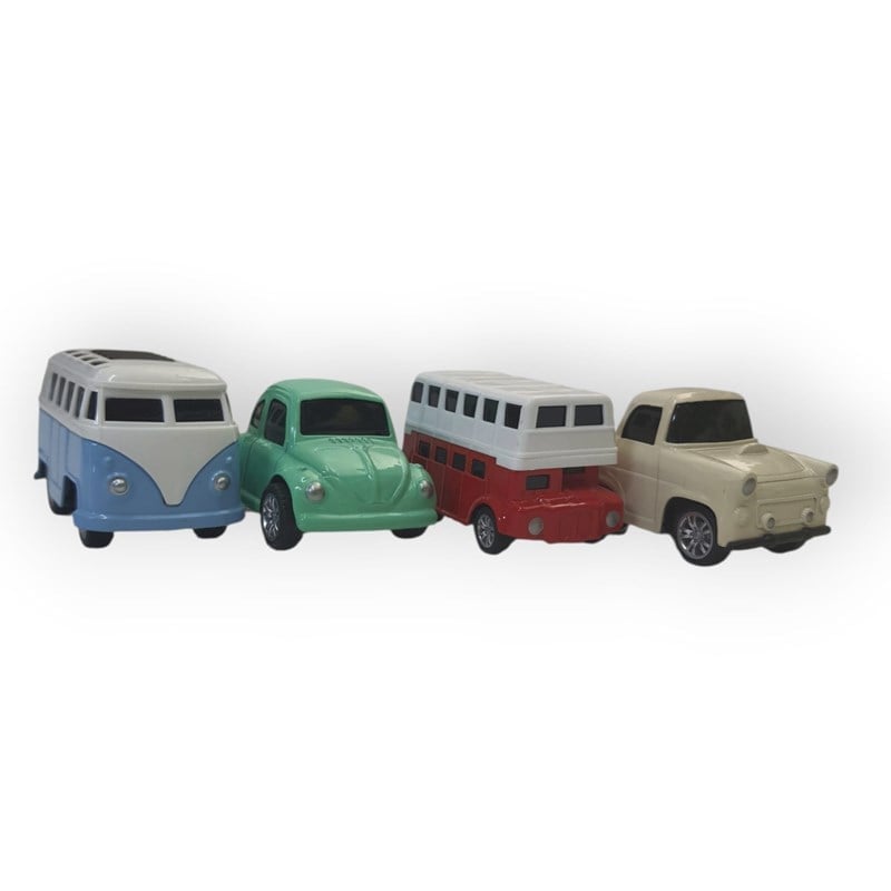 MİNİK METAL ARABA  4'LÜ SET