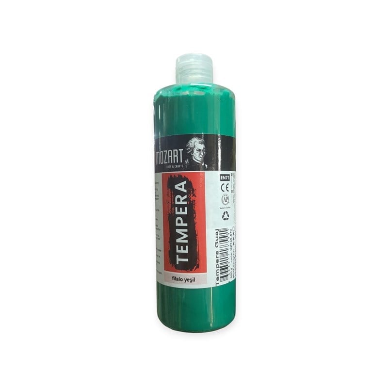 Mozart Tempera Fıtalo Yeşil 670 Guaj Boya 500 gr 