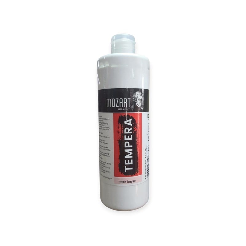Mozart Tempera Titan Beyaz 105 Guaj Boya 500 gr 