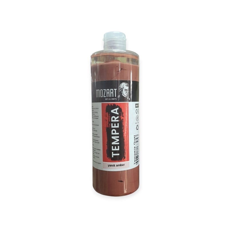 Mozart Tempera Yanık Amber 409 Guaj Boya 500 gr 