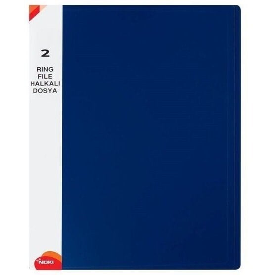 Noki 2 Halkalı Dosya A4 Mavi RB512-130