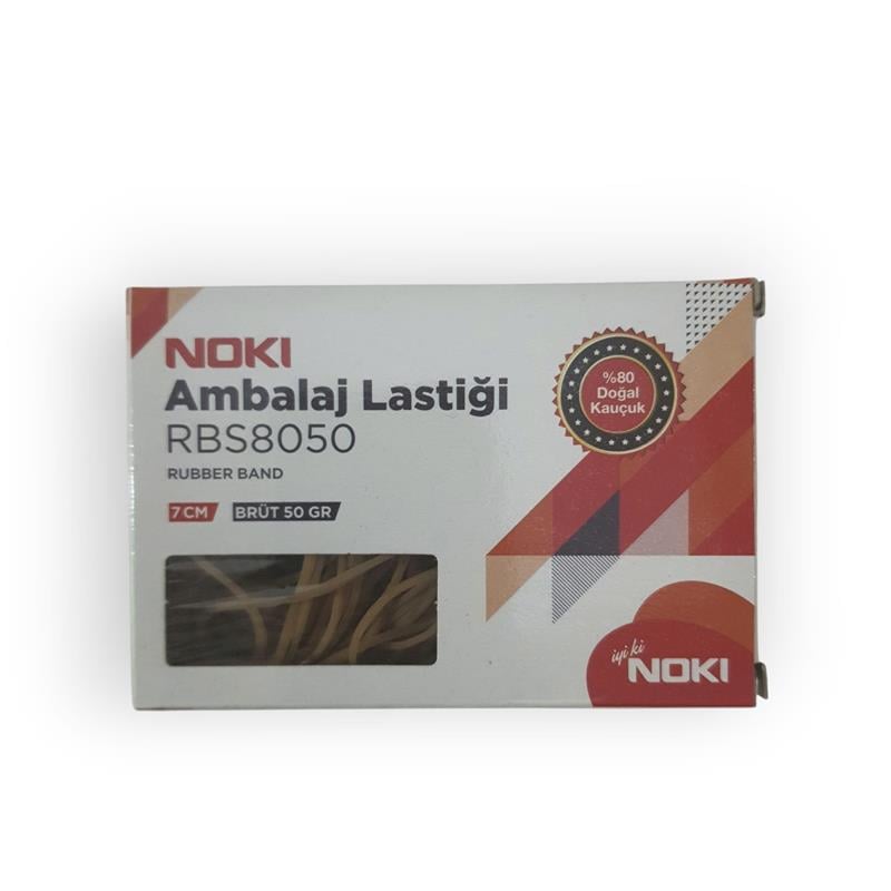 Noki Ambalaj Lastiği %80 Kauçuk 7 Cm. 50 Gr. Kutu RBS8050
