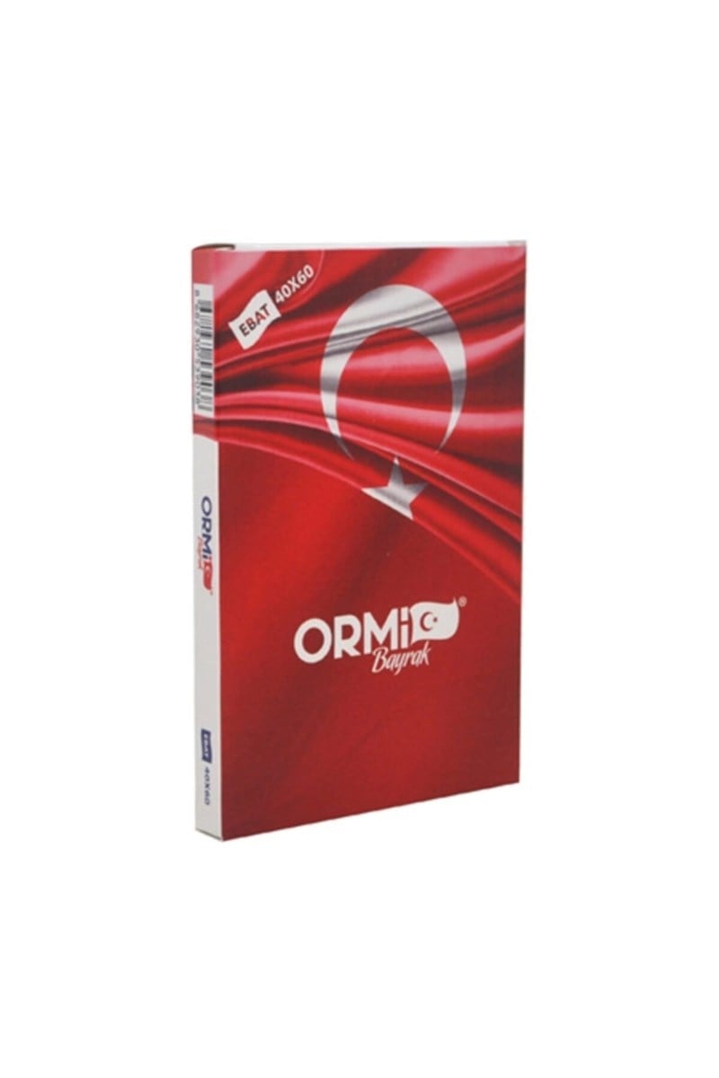 Ormi 40x60 Cm Alpaka Kumaş Türk Bayrağı