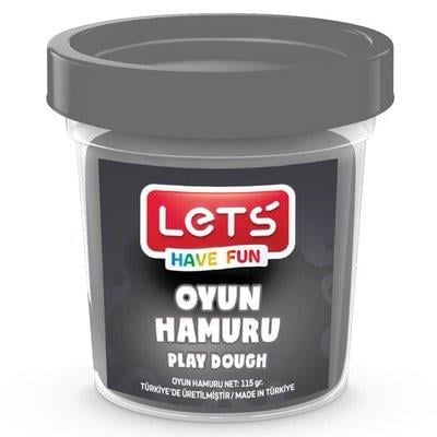 Oyun Hamuru- Lets Tek Renk Grı 115 Gr. (şeffaf Bardak)