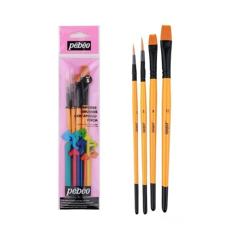 Pebeo 4'lü Karma Fırça Seti SET-5