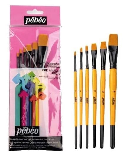 Pebeo Çok Amaçlı Fırça Seti - Set 3