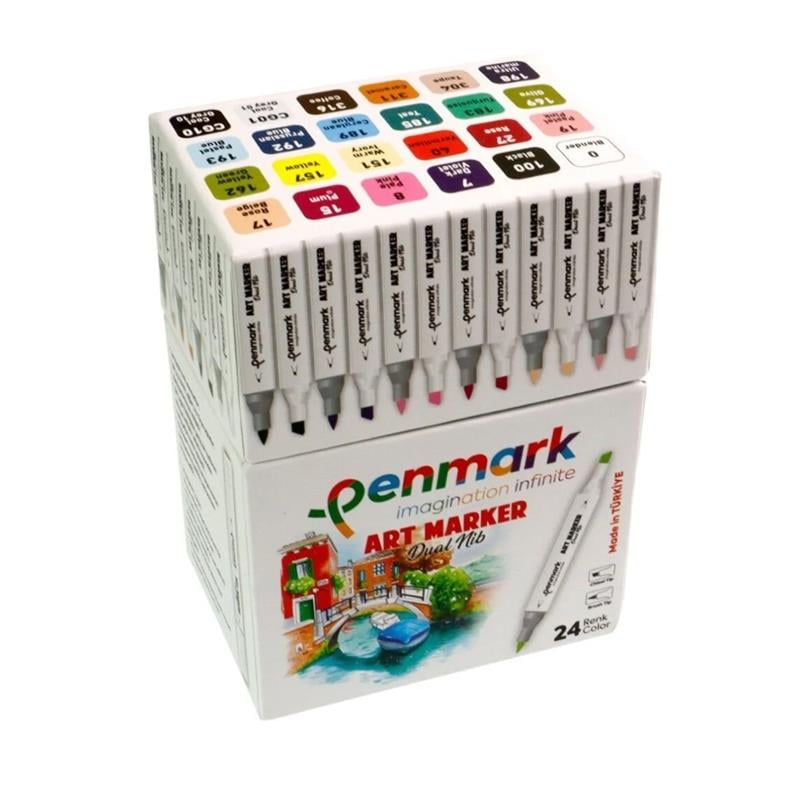 Penmark Marker's Art Brush Kalem 24'lü Set
