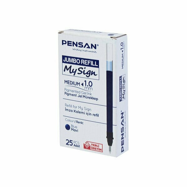 PENSAN MY SIGN İMZA KALEMİ YEDEĞİ MAVİ 25'li PAKET