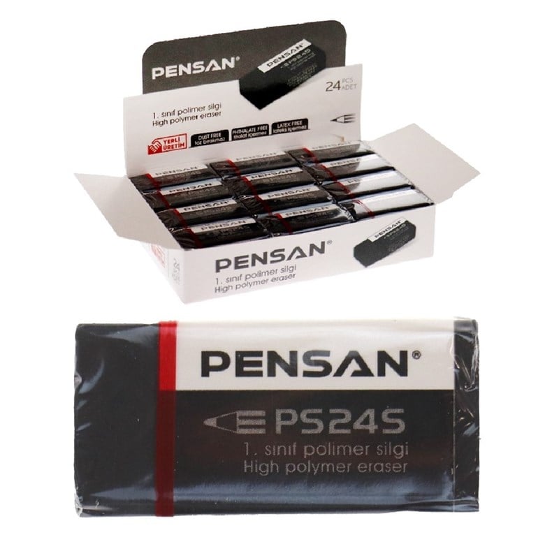 Pensan Silgi PSS-24S Siyah 24’lü Paket