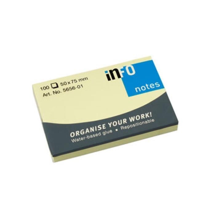 Post-it- Info Notes 50x75 Sarı 100yp