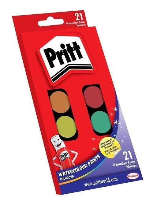 Pritt Sulu Boya Büyük Tablet 21 Renk