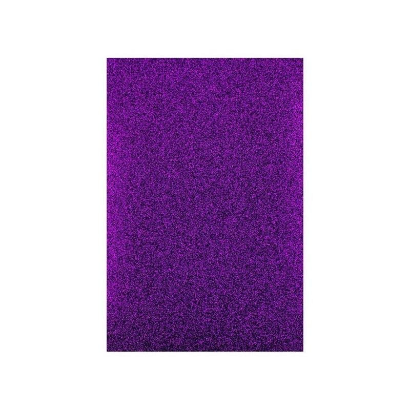 Puti Fon Kartonu 50x70 Simli Mor 10'lu