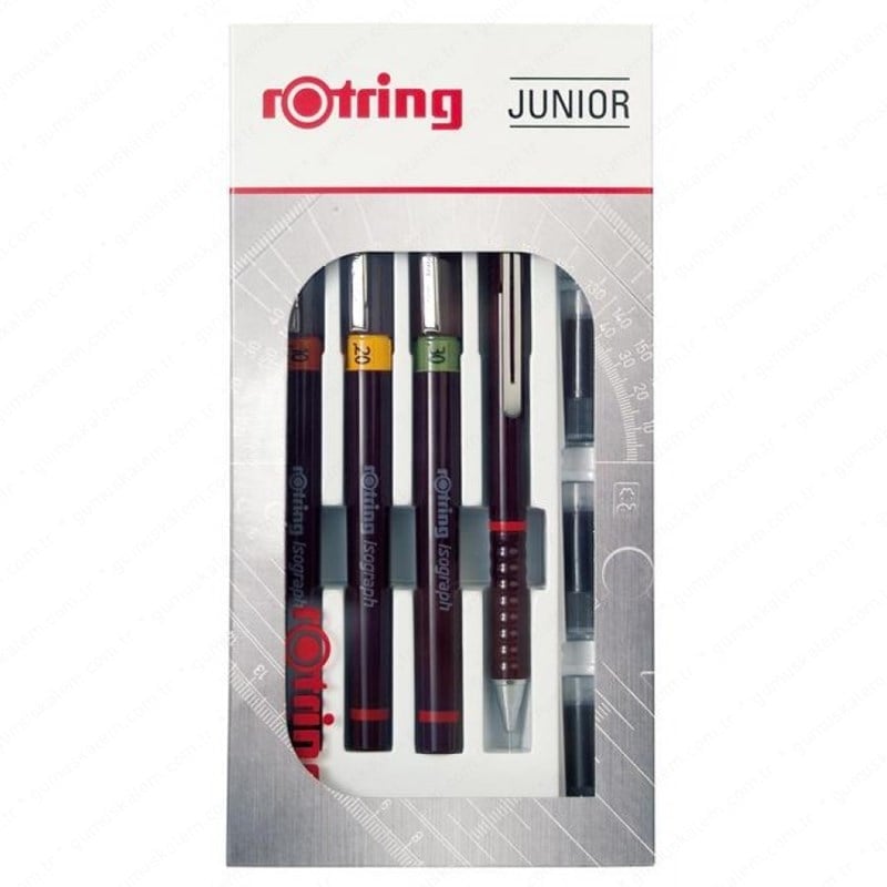 Rotring Isograph Rapido Kalem Seti (0.2-0.4-0.6) + Tikky 0.5