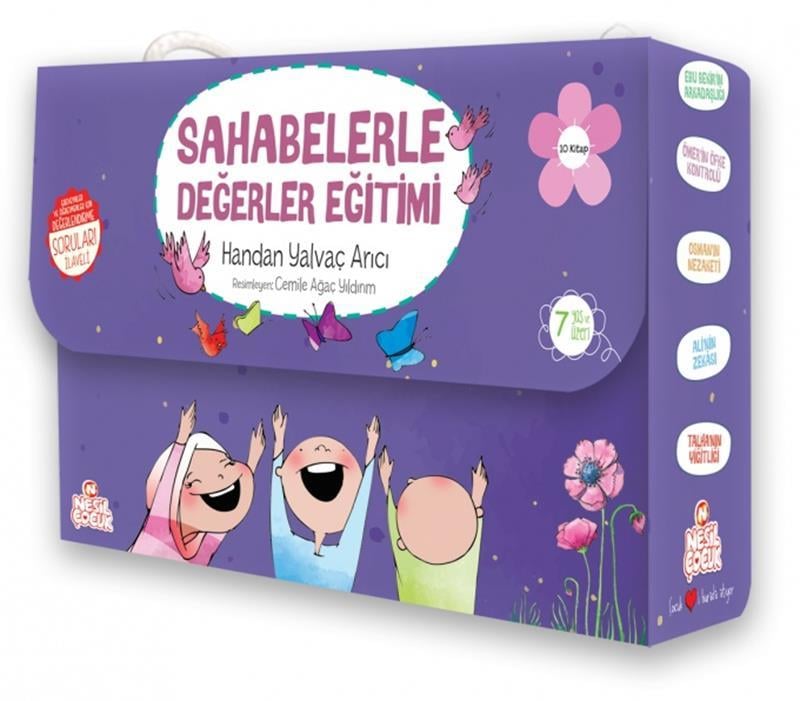 Sahabelerle Değerler Eğitimi 10 Kitap Takım Handan Yalvaç Arıcı / Nesil Çocuk Yayınları