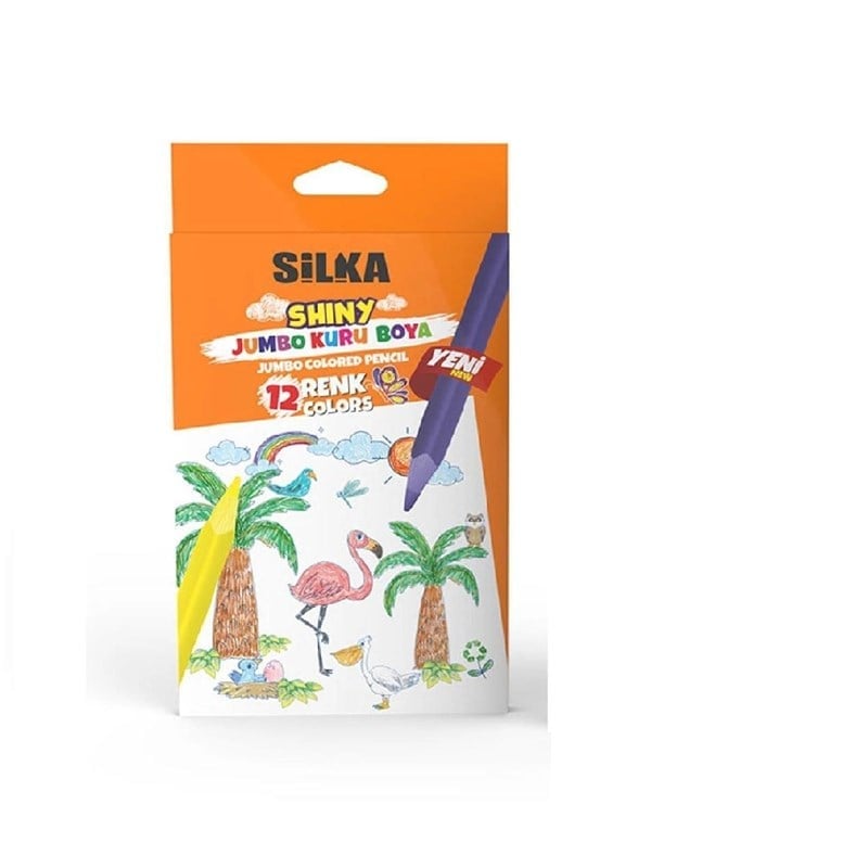 Silka Kuru Boya Jumbo Üçgen 12 Renk