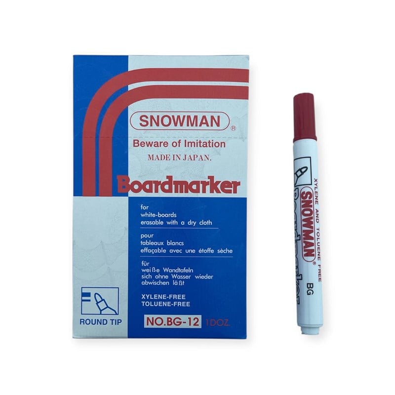 Snowman Kırmızı Tahta Kalemi