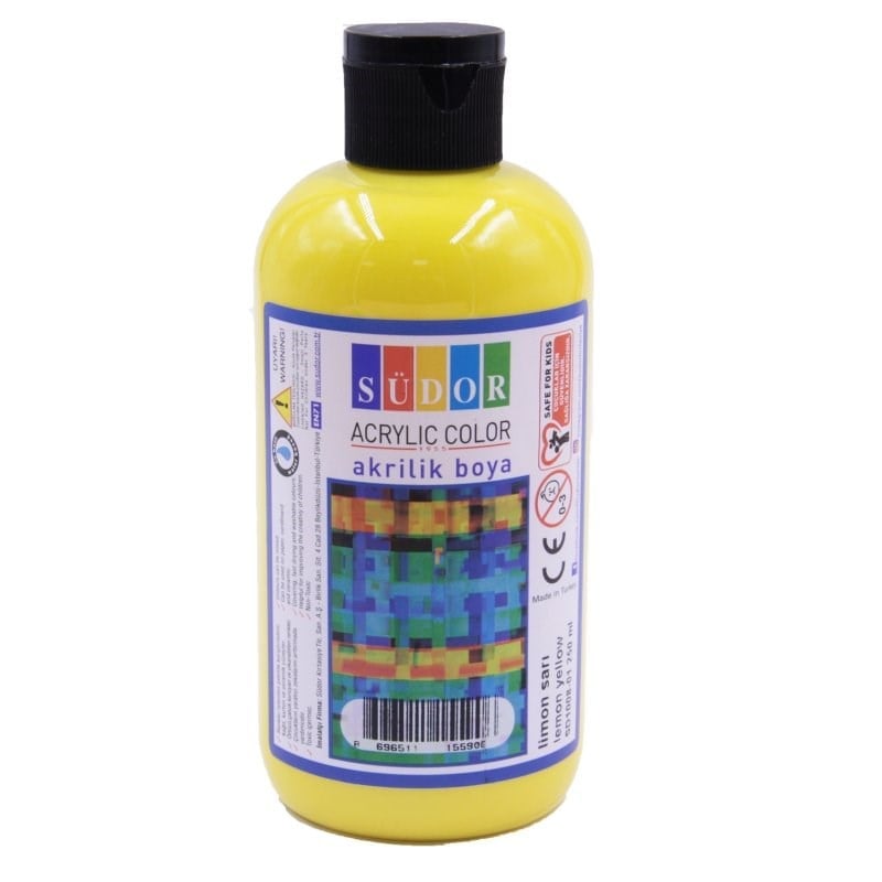Südor Akrilik Boya 250 Ml Limon Sarı