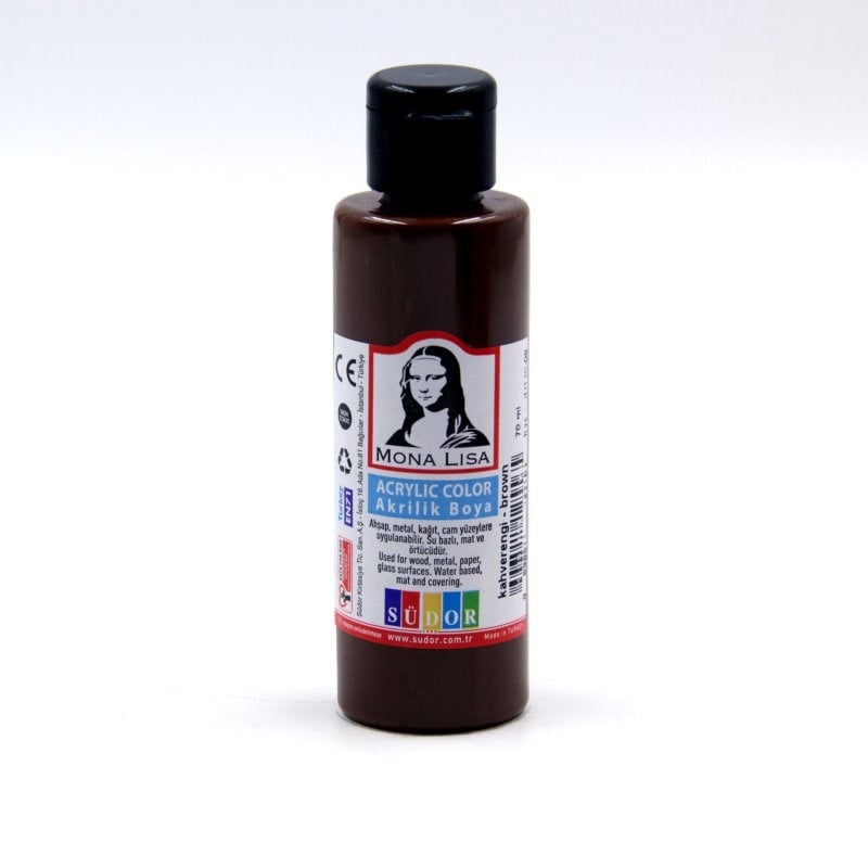 Südor Monalisa 70 Ml Kahverengi Akrilik Boya 