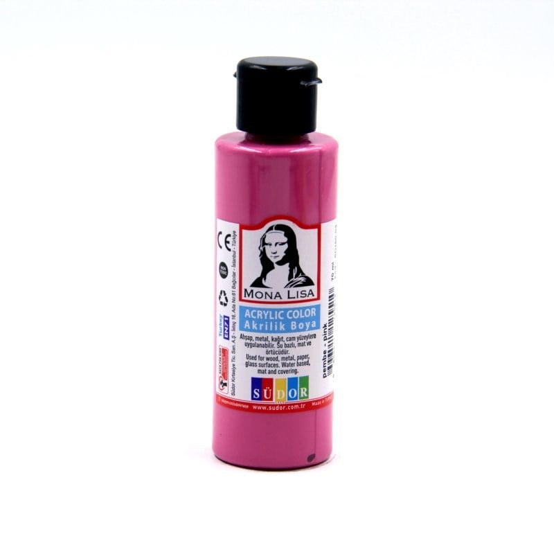Südor Monalisa Akrilik Boya 70 Ml Pembe 12'li Paket