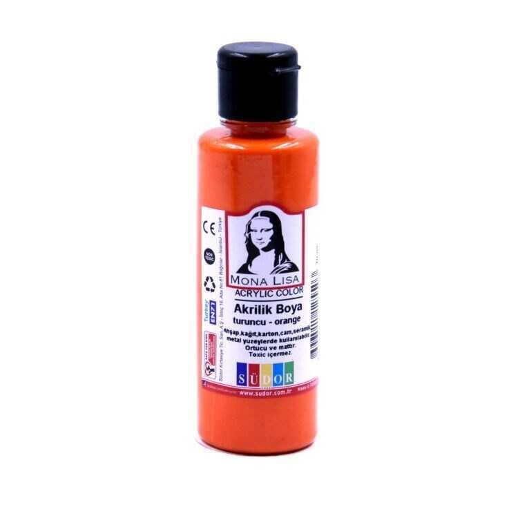 Südor Monalisa Akrilik Boya 70 Ml Turuncu 12'li Paket