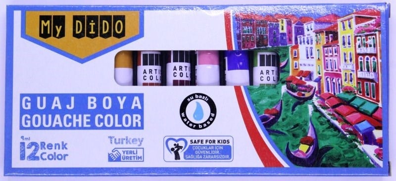 Südor My Dido 12 Renk Tüp Guvaş Boya 