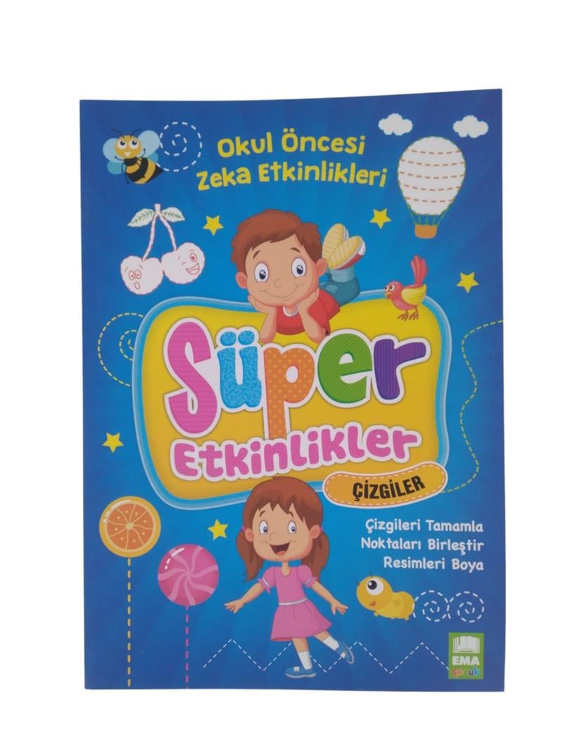 Süper Etkinlikler Çizgiler Ema Çocuk