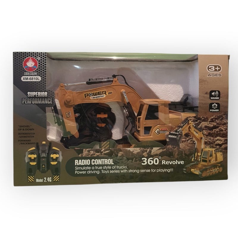 TRUCK R/C 360 DERECE DÖNEN UZAKTAN KUMANDALI ŞARJLI İŞ MAKİNESİ 